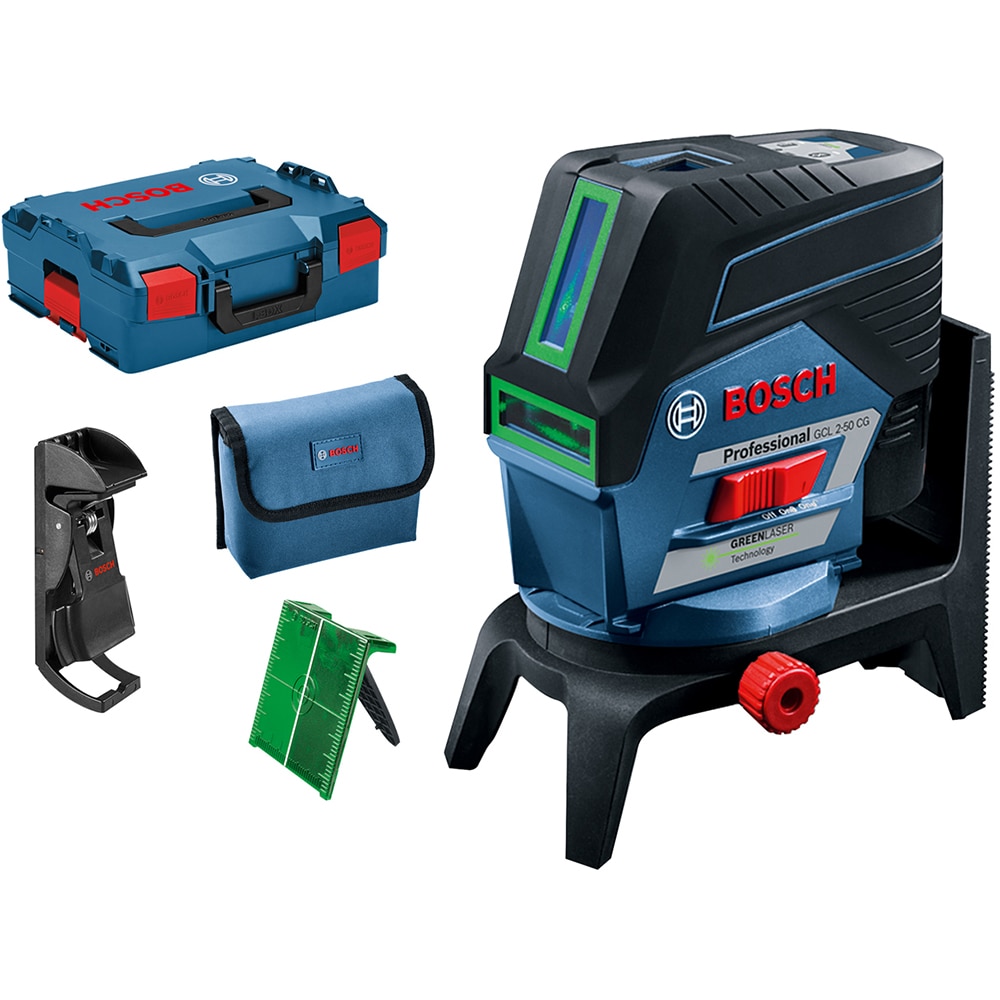 Nivela laser BOSCH PROFESSIONAL GCL 2-50 CG, raza 50m, albastru