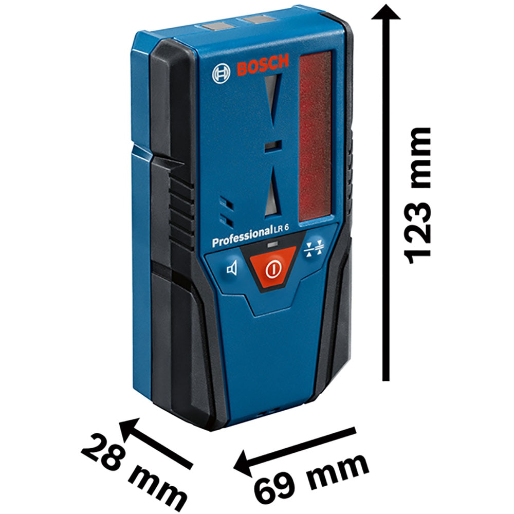 Receptor laser BOSCH PROFESSIONAL 0601069H00, distanta 50 m, LR 6, albastru