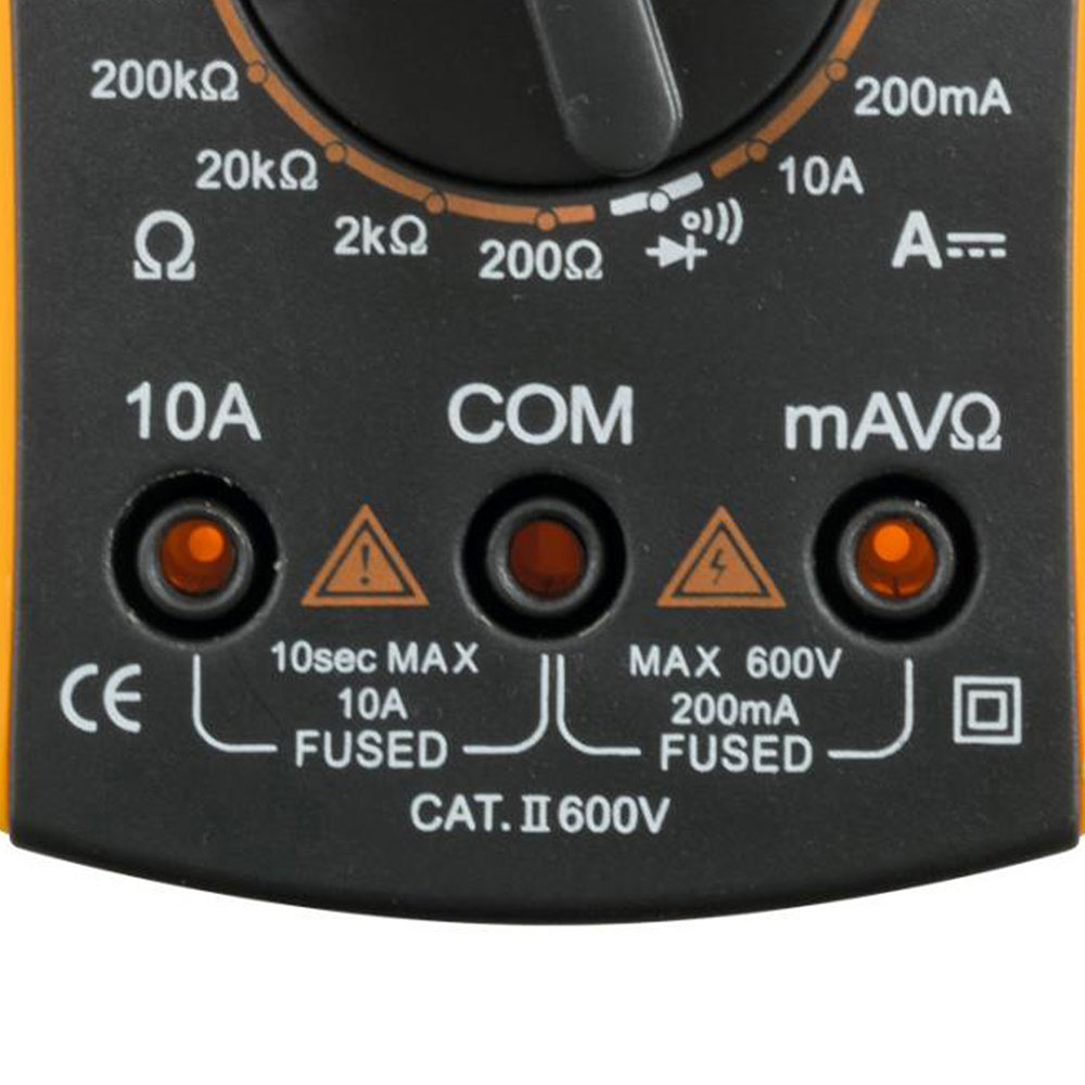 Multimetru digital SMA VC 830L, 9V, ecran digital