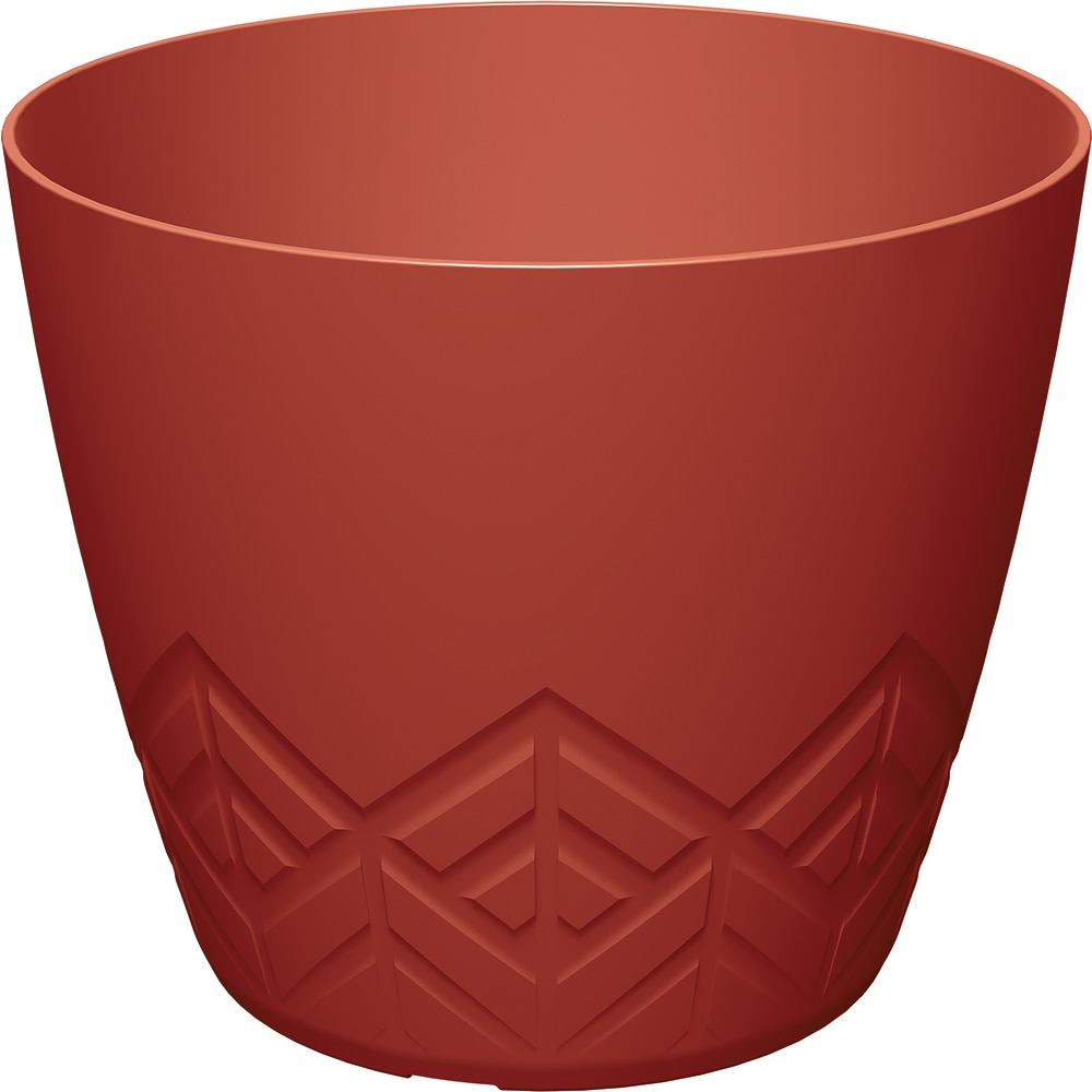 Ghiveci PROSPERPLAST Dare Areco, D13.8 cm, rosu