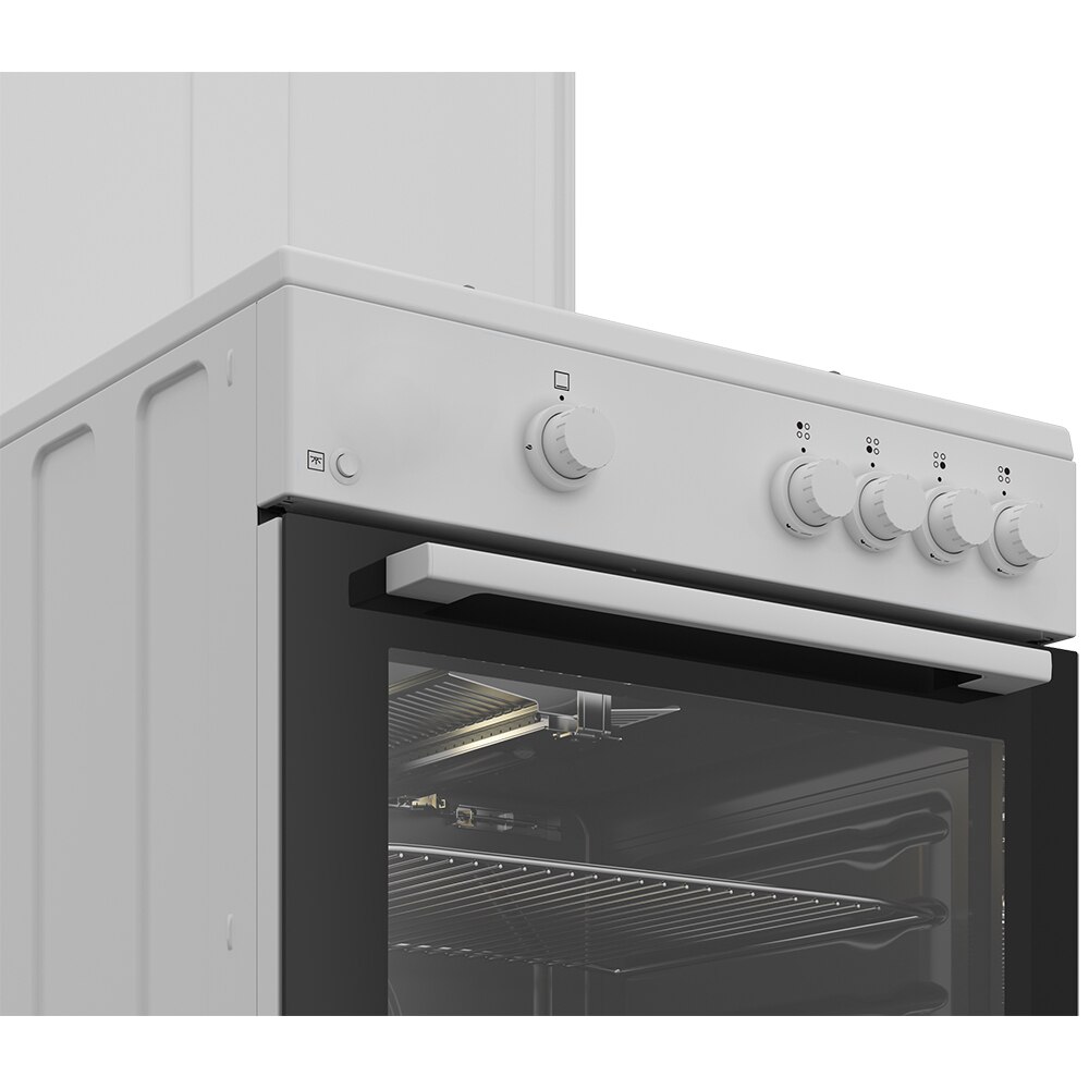 Aragaz ARCTIC ABGM6600L, 4 arzatoare, Gaz, L 60 cm, alb