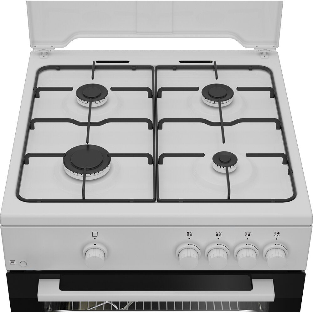 Aragaz ARCTIC ABGM6600L, 4 arzatoare, Gaz, L 60 cm, alb