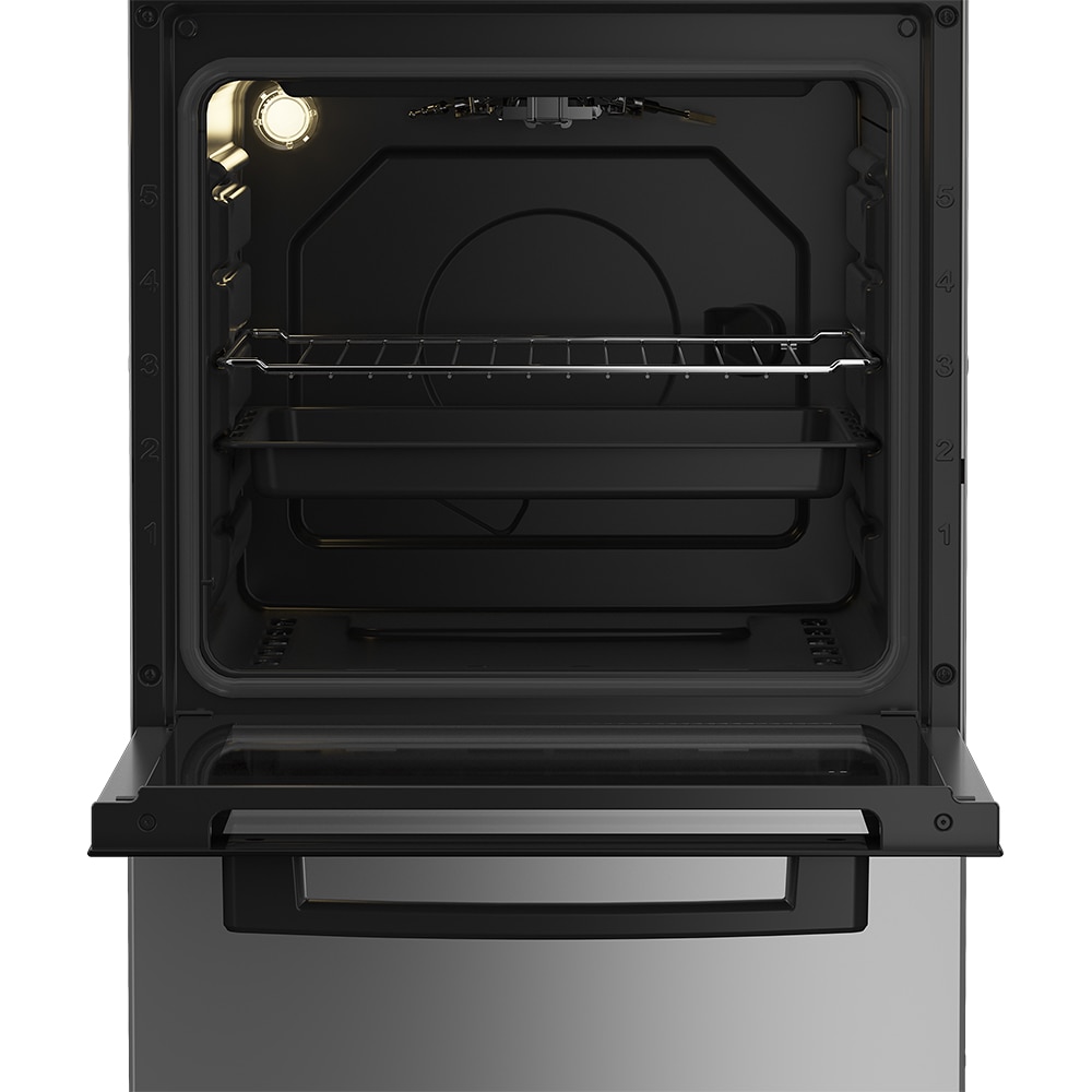 Aragaz ARCTIC AGG5611DTTLXN, 4 arzatoare, Gaz, L 50 cm, Grill, Rotisor, inox