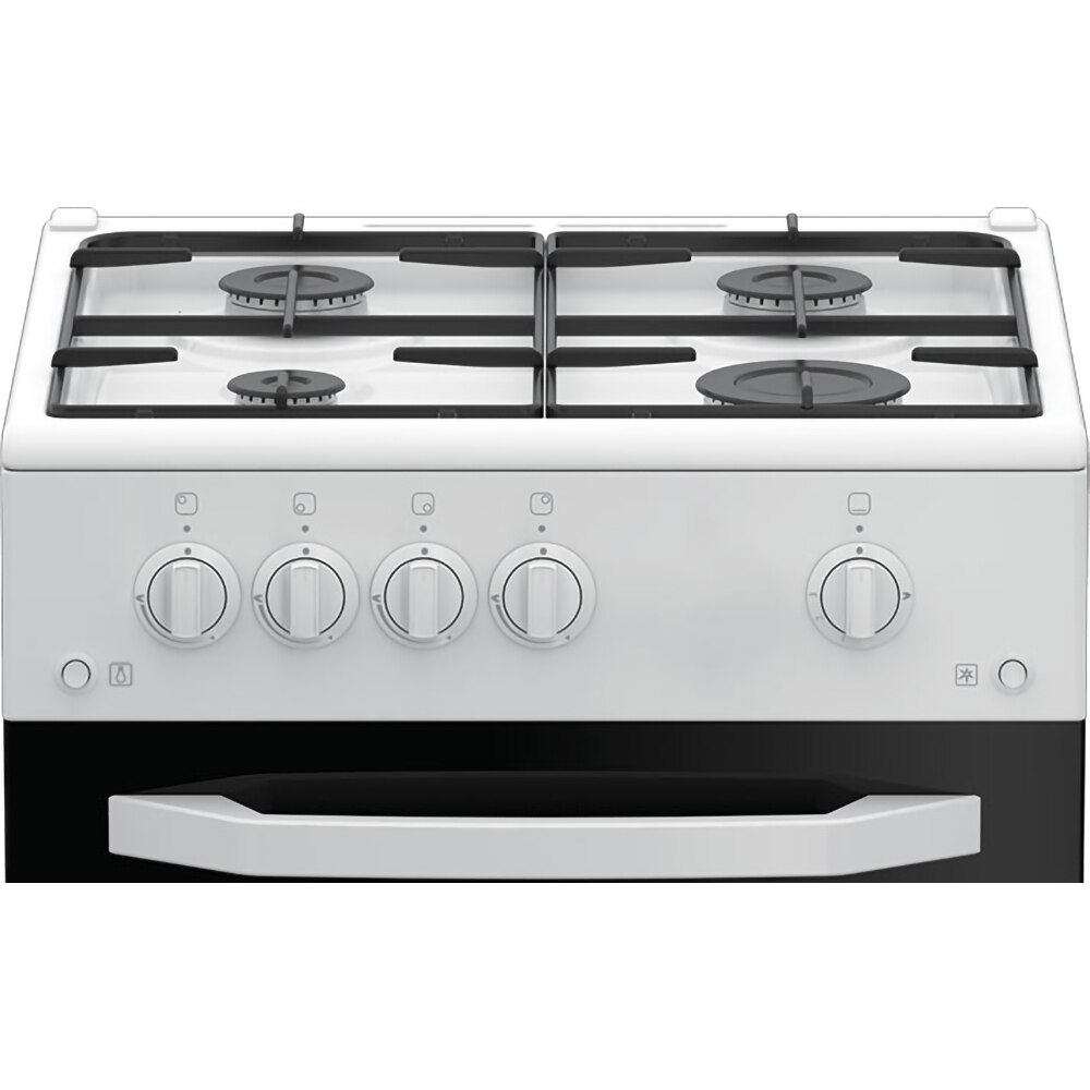 Aragaz ARCTIC AGM5501FL, 4 arzatoare, Gaz, L 50 cm, alb