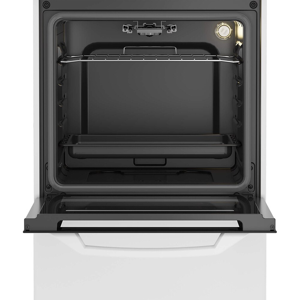 Aragaz ARCTIC AGM5501FL, 4 arzatoare, Gaz, L 50 cm, alb