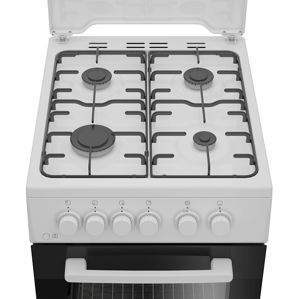 Aragaz ARCTIC AGM5610FL, 4 arzatoare, Gaz, L 50 cm, alb