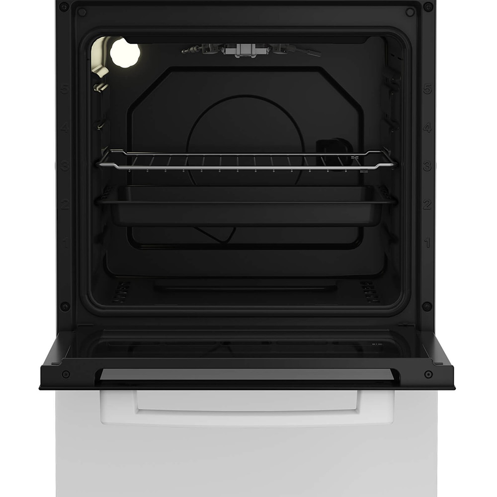 Aragaz ARCTIC AGM5610FL, 4 arzatoare, Gaz, L 50 cm, alb