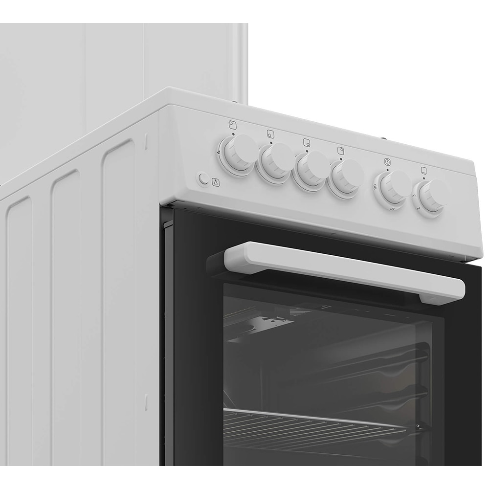 Aragaz ARCTIC AGM5610FL, 4 arzatoare, Gaz, L 50 cm, alb