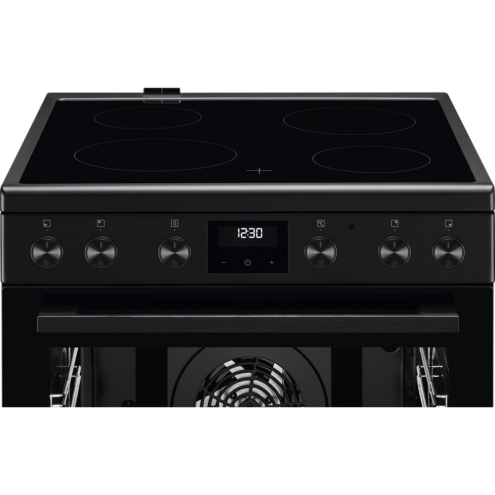 Aragaz AEG CCB6441NBB, 4 arzatoare, Electric, L 60 cm, Grill, negru