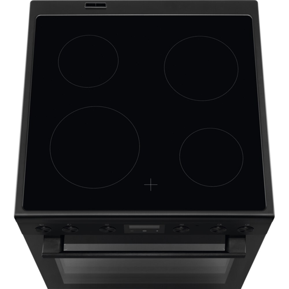 Aragaz AEG CCB6441NBB, 4 arzatoare, Electric, L 60 cm, Grill, negru