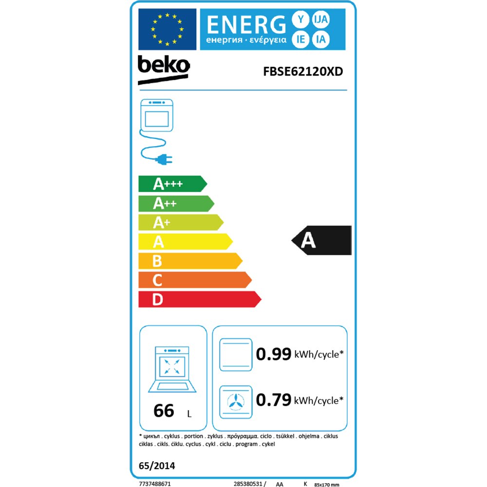 Aragaz BEKO FBSE62120XD, 4 arzatoare, Gaz + Electric, L 60 cm, Grill, argintiu