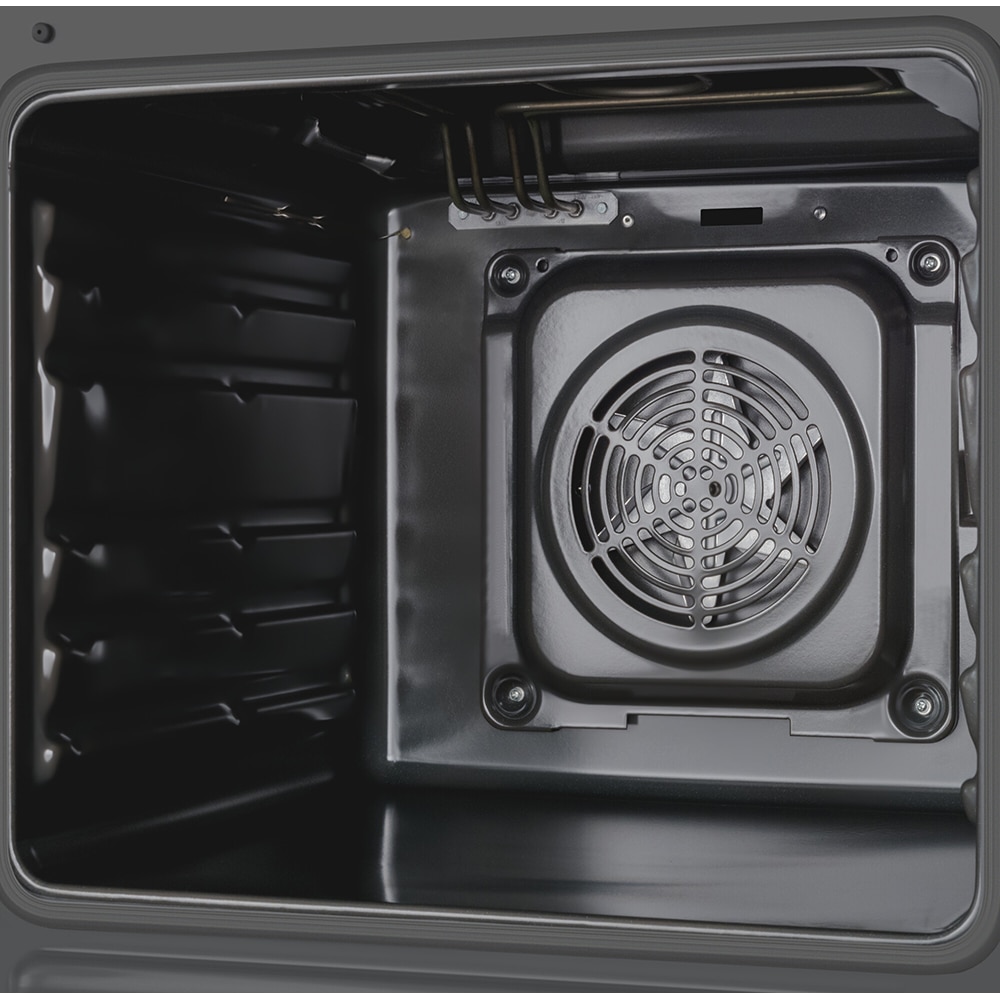 Aragaz HANSA FCMX69129H, 4 arzatoare, Gaz + Electric, L 60 cm, Grill, inox