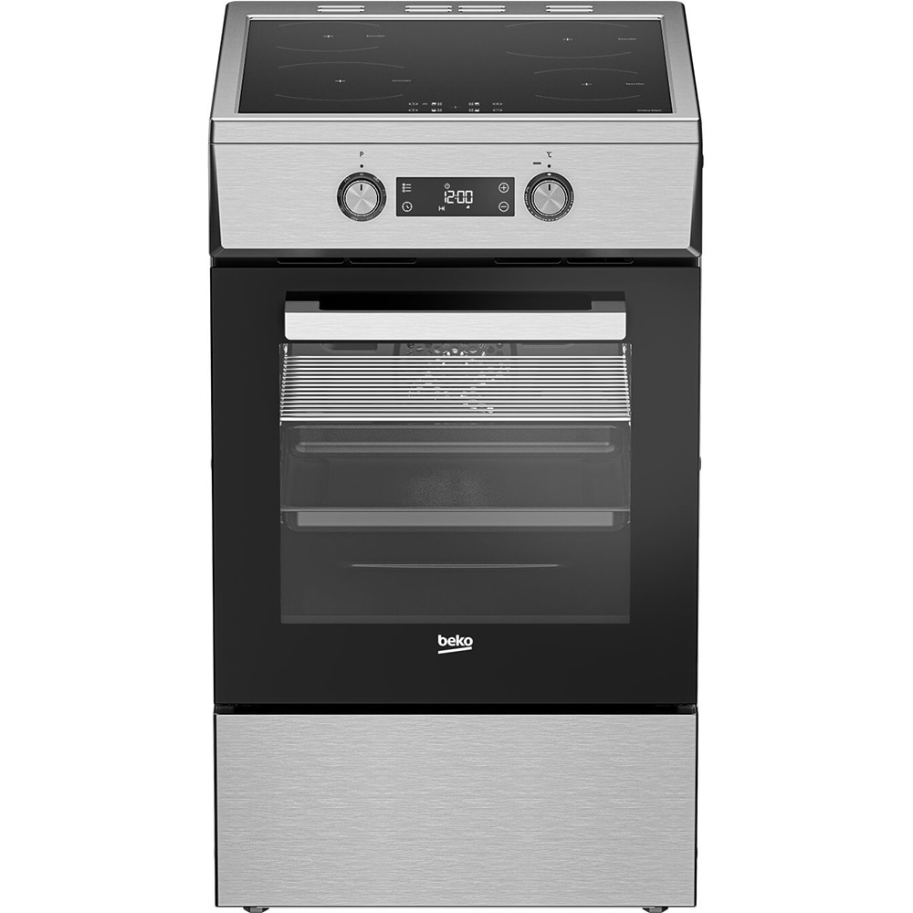 Aragaz BEKO FSM59300XDS, 4 arzatoare, Electric, L 50 cm, Grill, inox