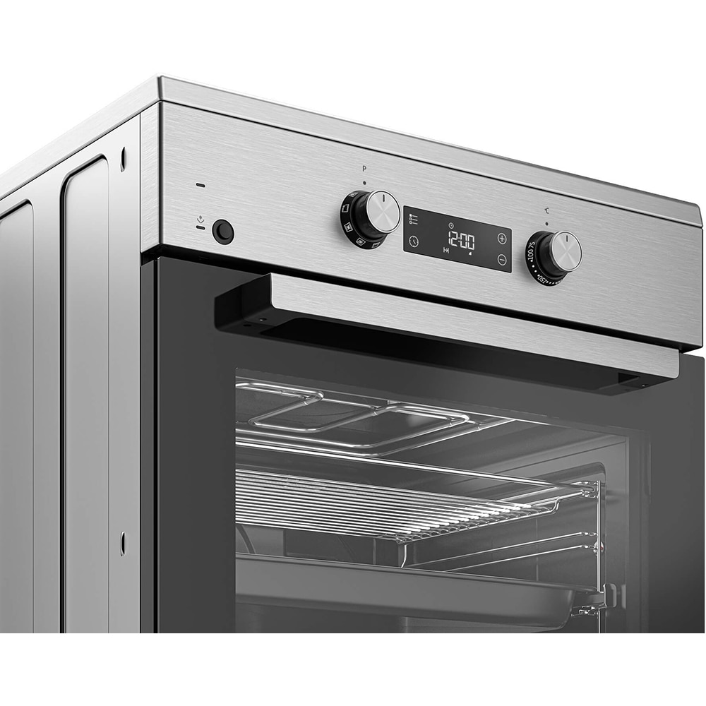 Aragaz BEKO FSM69301SXT, 4 arzatoare, Electric, L 60 cm, Grill, inox
