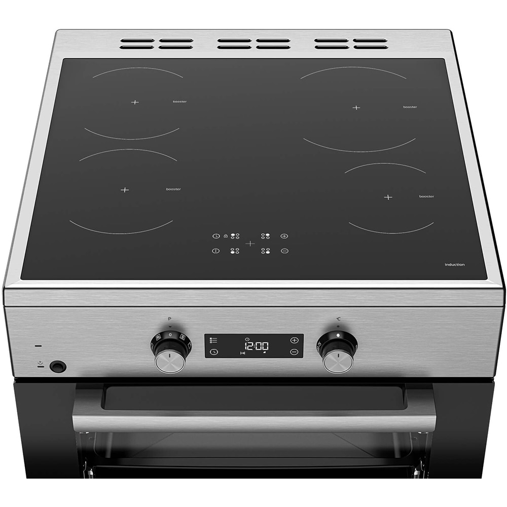 Aragaz BEKO FSM69301SXT, 4 arzatoare, Electric, L 60 cm, Grill, inox