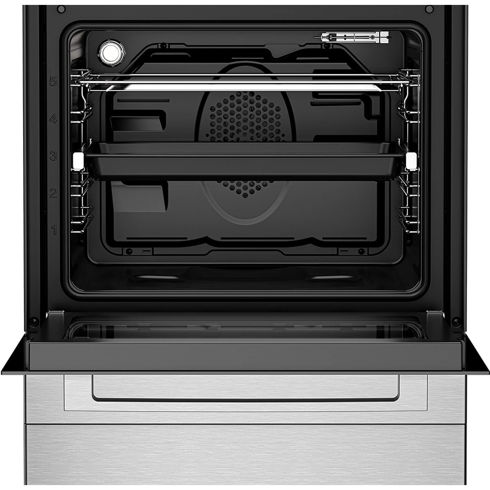 Aragaz BEKO FSM69301SXT, 4 arzatoare, Electric, L 60 cm, Grill, inox