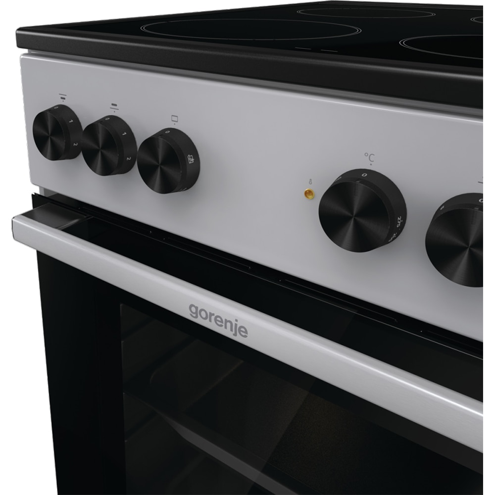 Aragaz GORENJE GEC5A12SG, 4 arzatoare, Electric, L 50 cm, gri