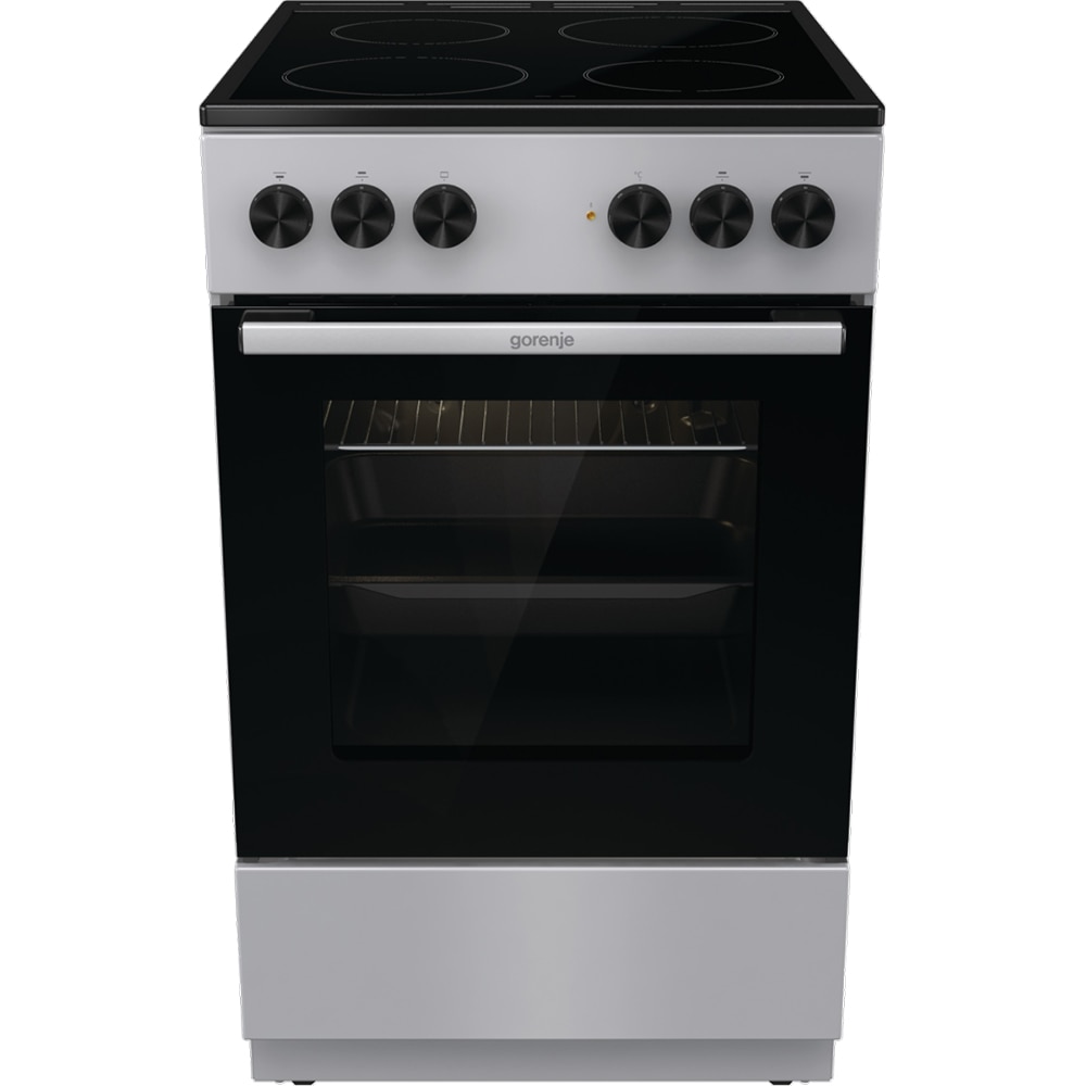 Aragaz GORENJE GEC5A12SG, 4 arzatoare, Electric, L 50 cm, gri