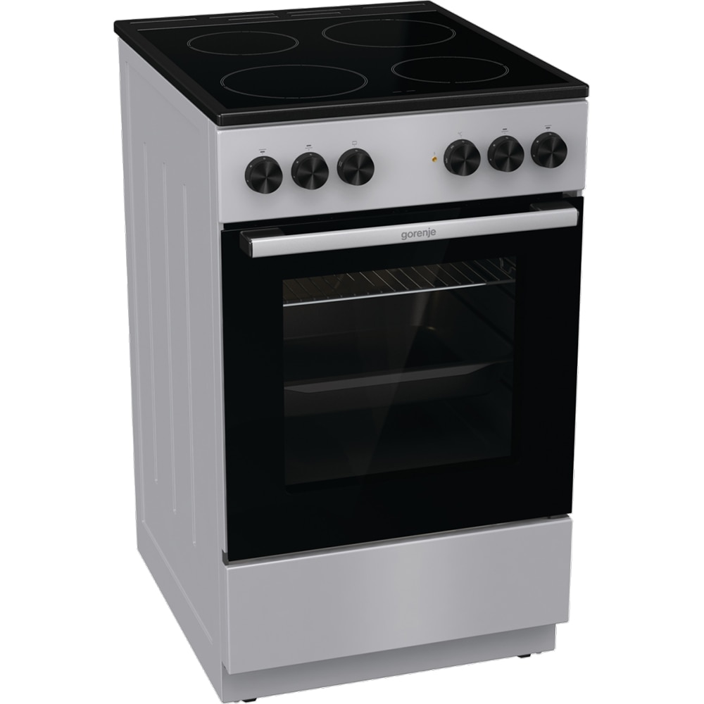 Aragaz GORENJE GEC5A12SG, 4 arzatoare, Electric, L 50 cm, gri