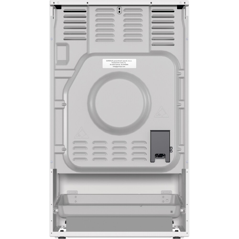 Aragaz GORENJE GEC5A12WG-B, 4 arzatoare, Electric, L 50 cm, alb