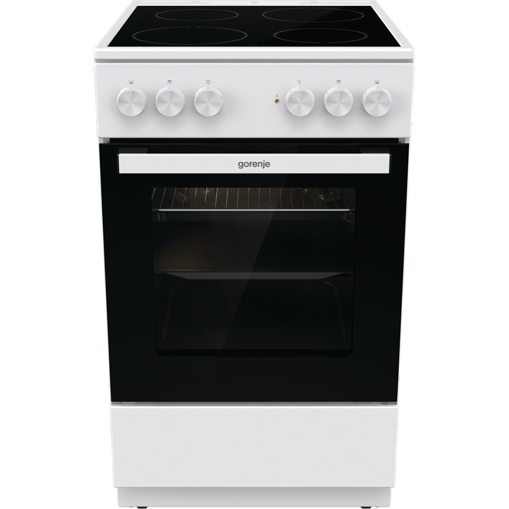 Aragaz GORENJE GEC5A12WG-B, 4 arzatoare, Electric, L 50 cm, alb