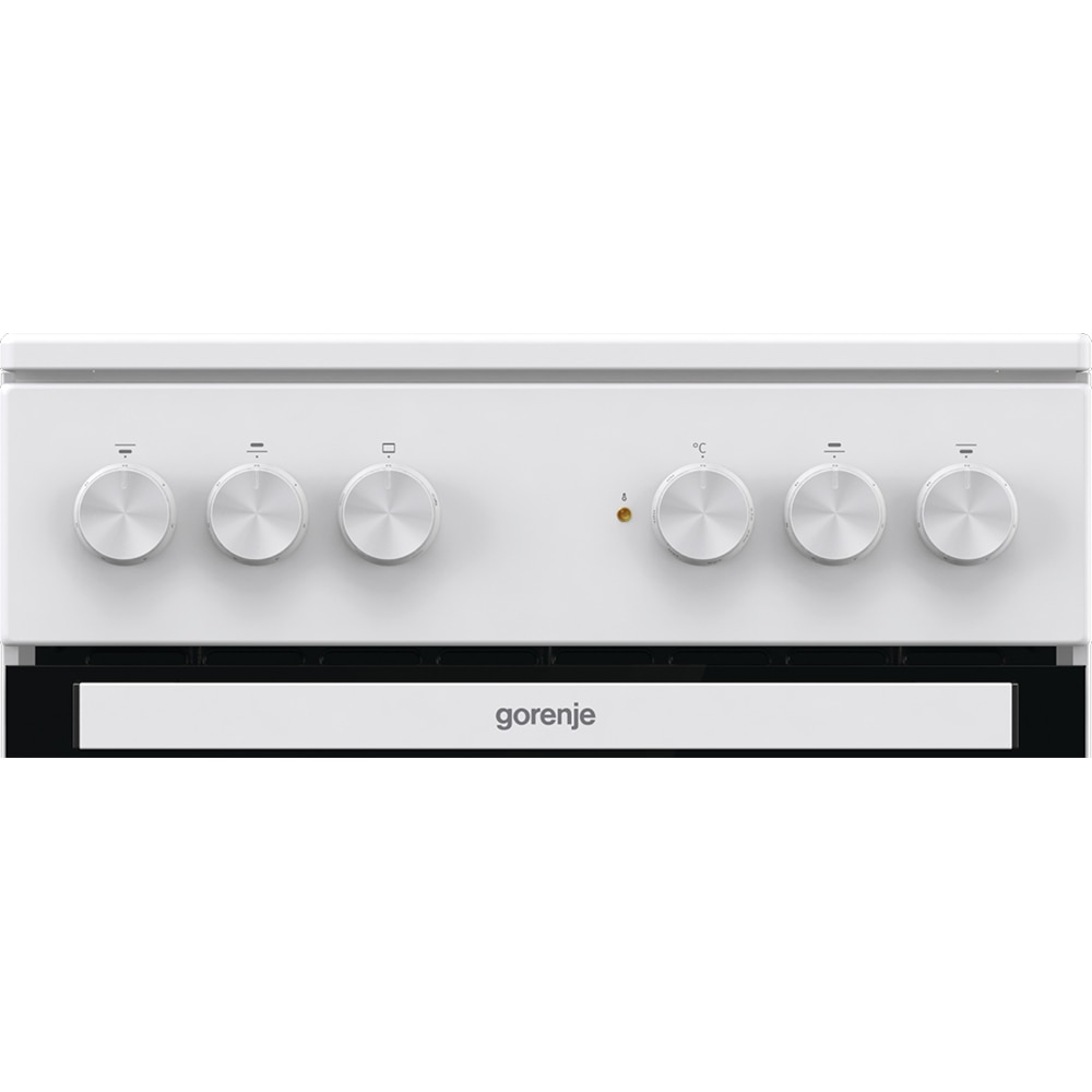 Aragaz GORENJE GEC5A12WG-B, 4 arzatoare, Electric, L 50 cm, alb