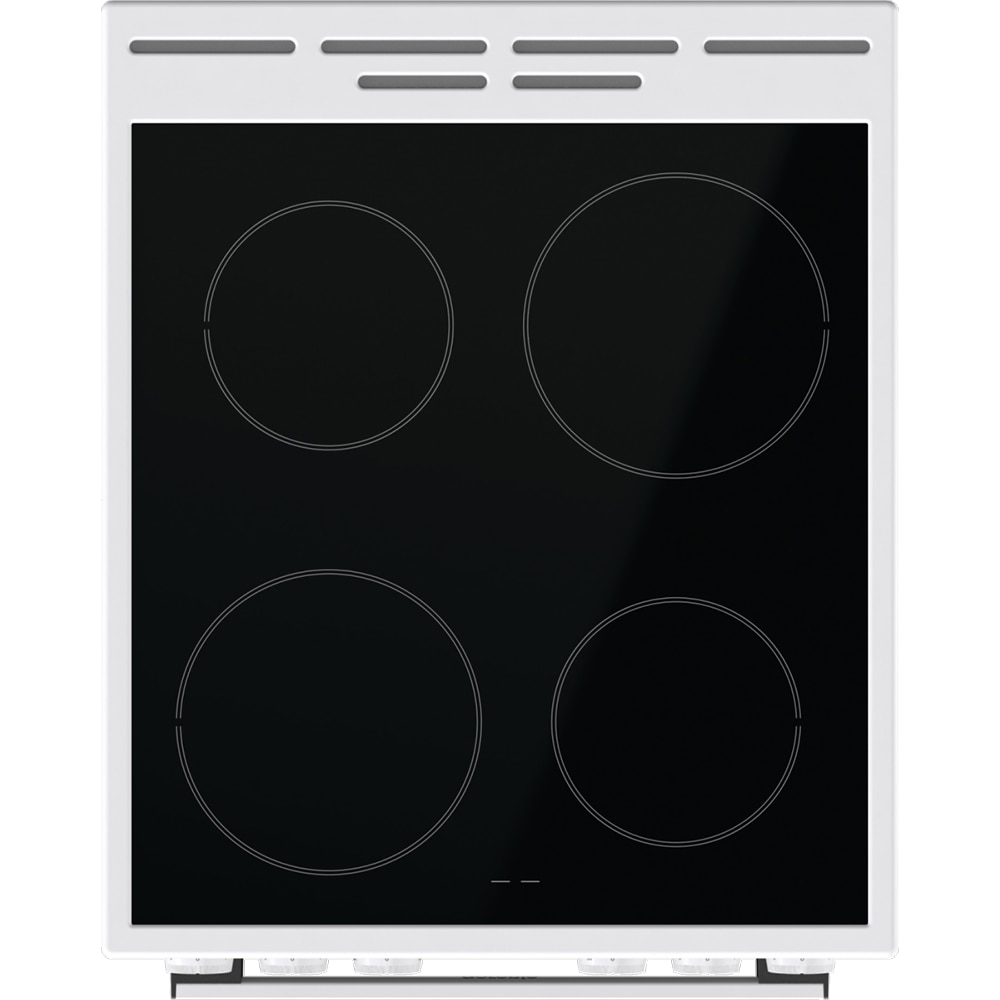 Aragaz GORENJE GEC5A12WG-B, 4 arzatoare, Electric, L 50 cm, alb