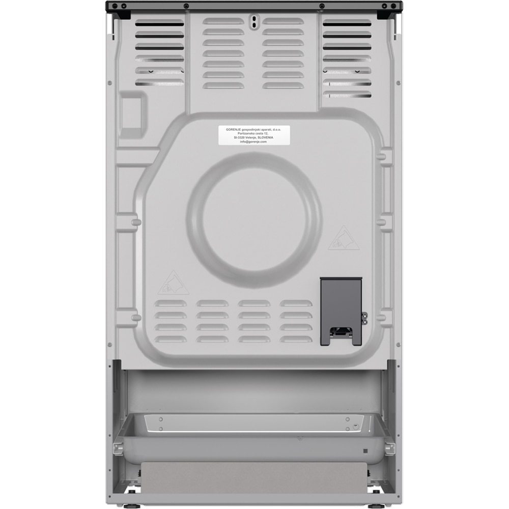 Aragaz GORENJE GEC5B41SG, 4 arzatoare, Electric, L 50 cm, Grill, gri