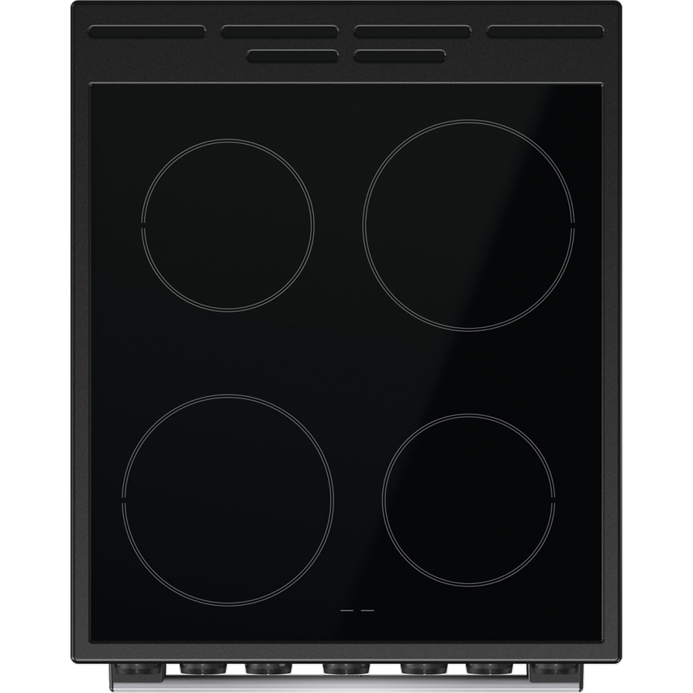 Aragaz GORENJE GEC5B41SG, 4 arzatoare, Electric, L 50 cm, Grill, gri