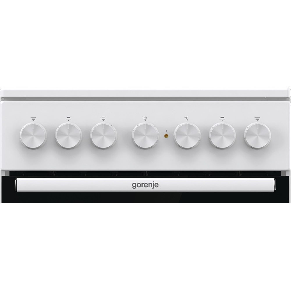 Aragaz GORENJE GEC5B41WG, 4 arzatoare, Electric, L 50 cm, Grill, alb