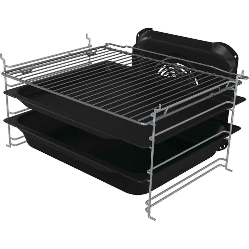 Aragaz GORENJE GECS5B70CLB, 4 arzatoare, Electric, L 50 cm, Grill, negru