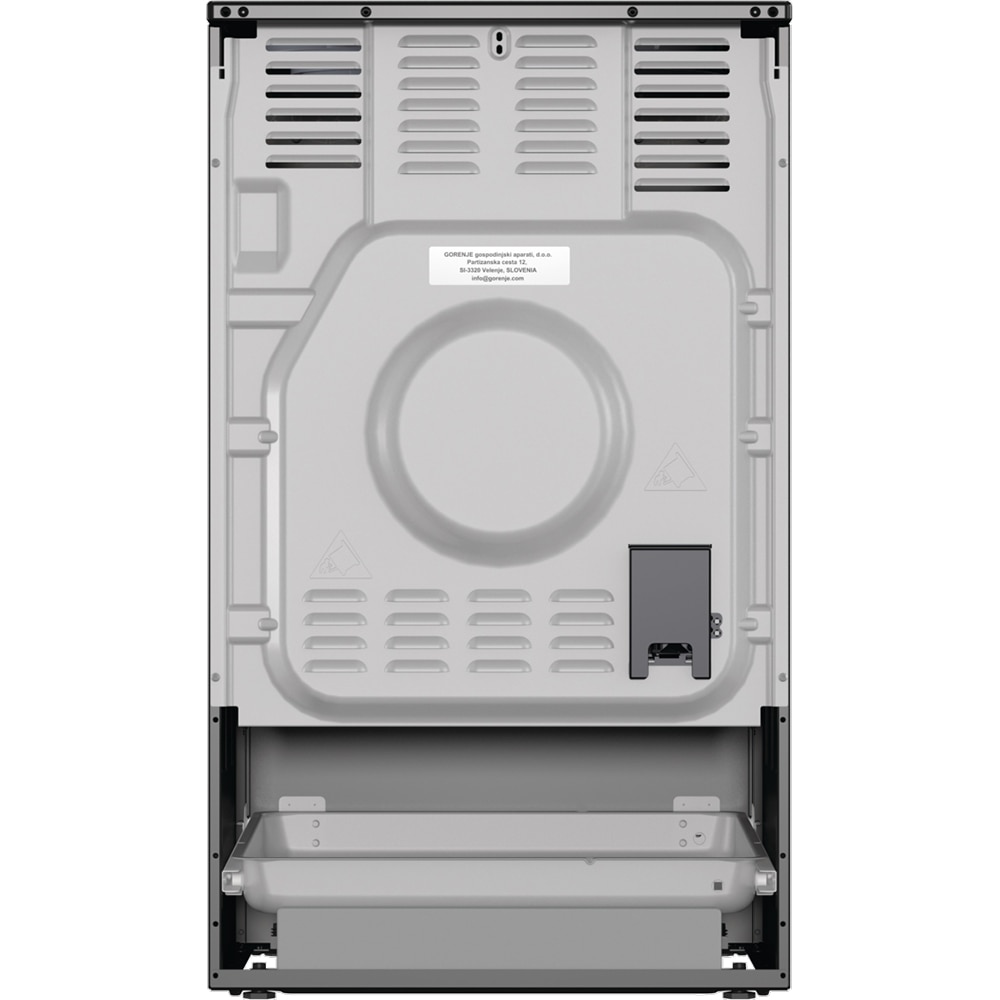 Aragaz GORENJE GECS5B70CLB, 4 arzatoare, Electric, L 50 cm, Grill, negru