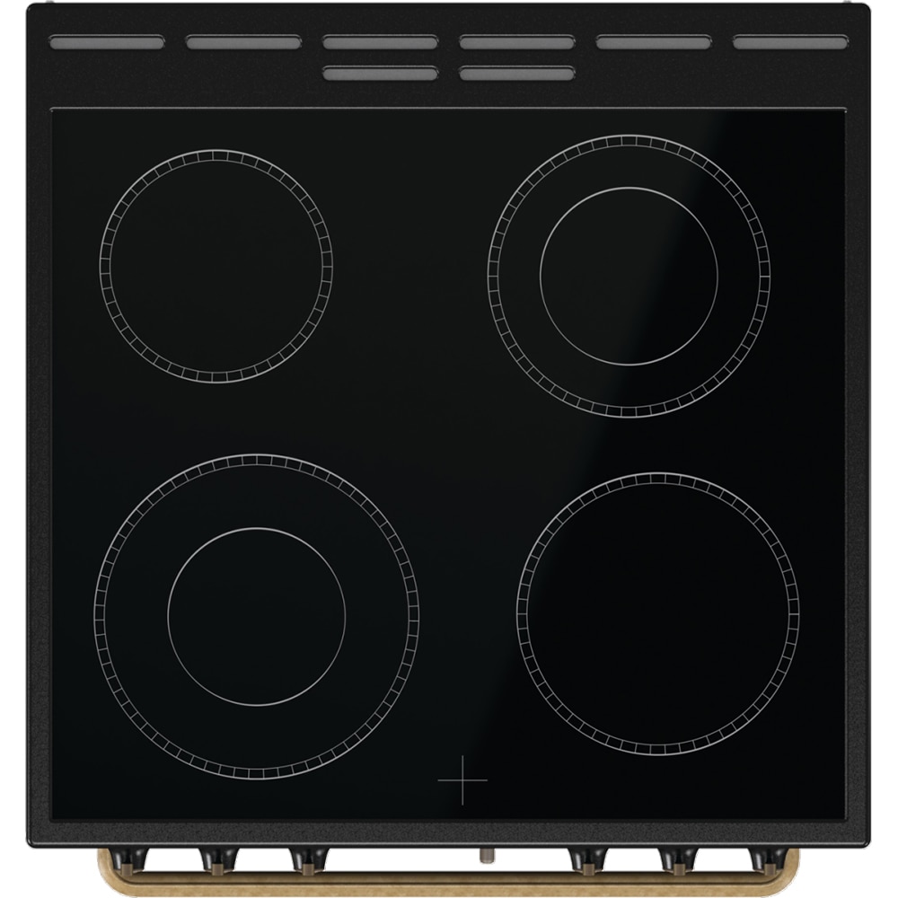Aragaz GORENJE GECS6B71CLB, 4 arzatoare, Electric, L 60 cm, negru