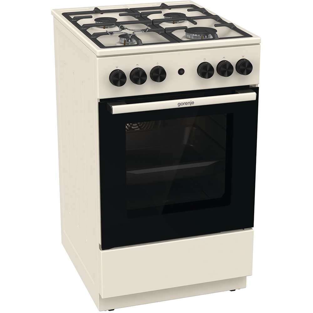 Aragaz GORENJE GG5A12BEF, 4 arzatoare, Gaz, L 50 cm, bej