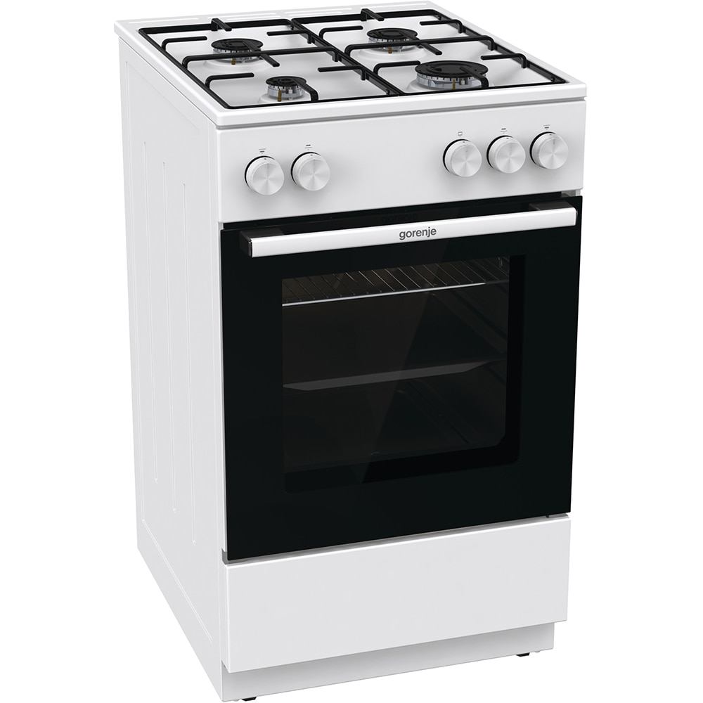 Aragaz GORENJE GG5A12WJ, 4 arzatoare, Gaz, L 50 cm, alb