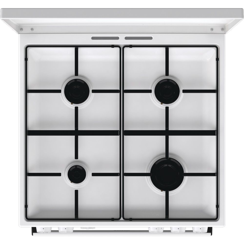 Aragaz GORENJE GG6A11WJ, 4 arzatoare, Gaz, L 60 cm, alb