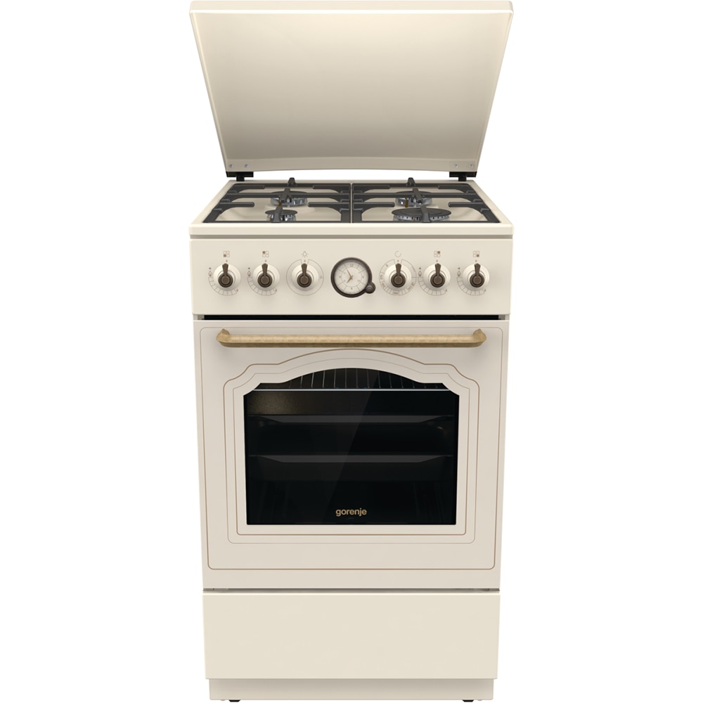 Aragaz GORENJE GGI5BCLI, 4 arzatoare, Gaz, L 50 cm, Grill, bej