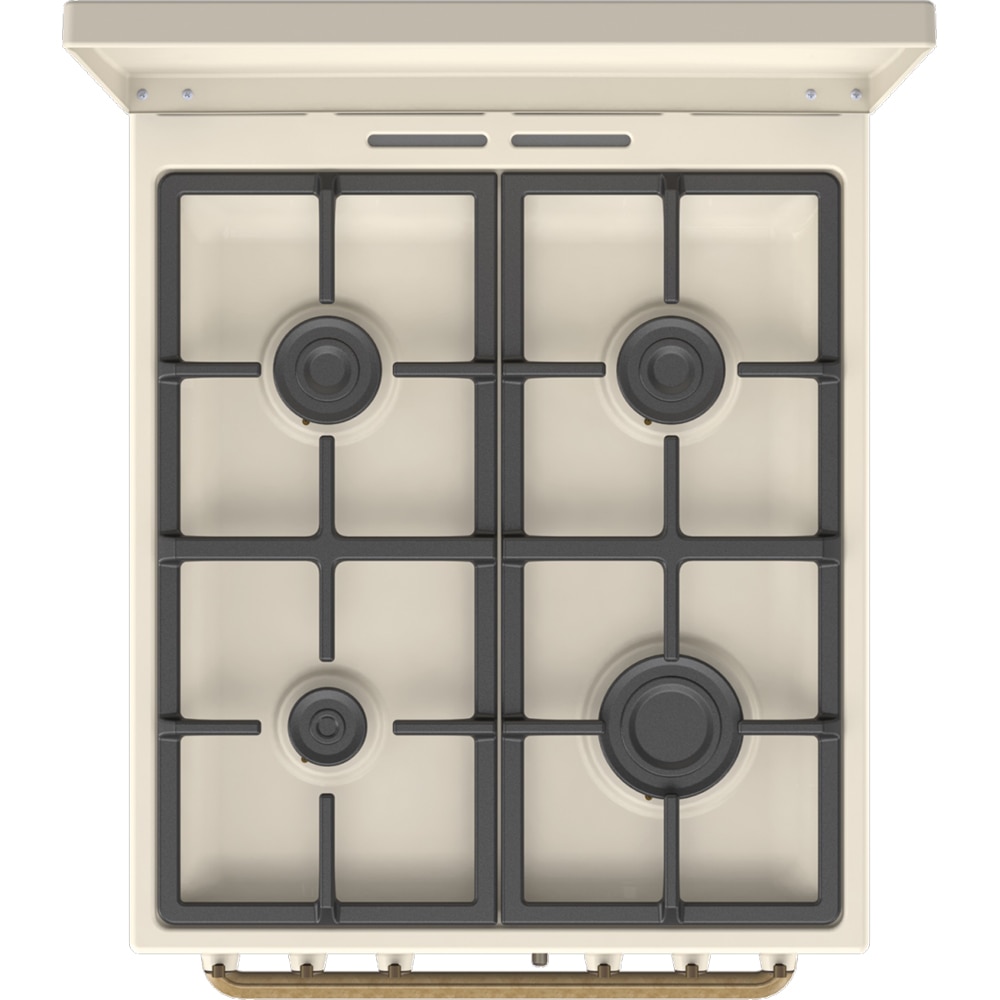 Aragaz GORENJE GGI5BCLI, 4 arzatoare, Gaz, L 50 cm, Grill, bej