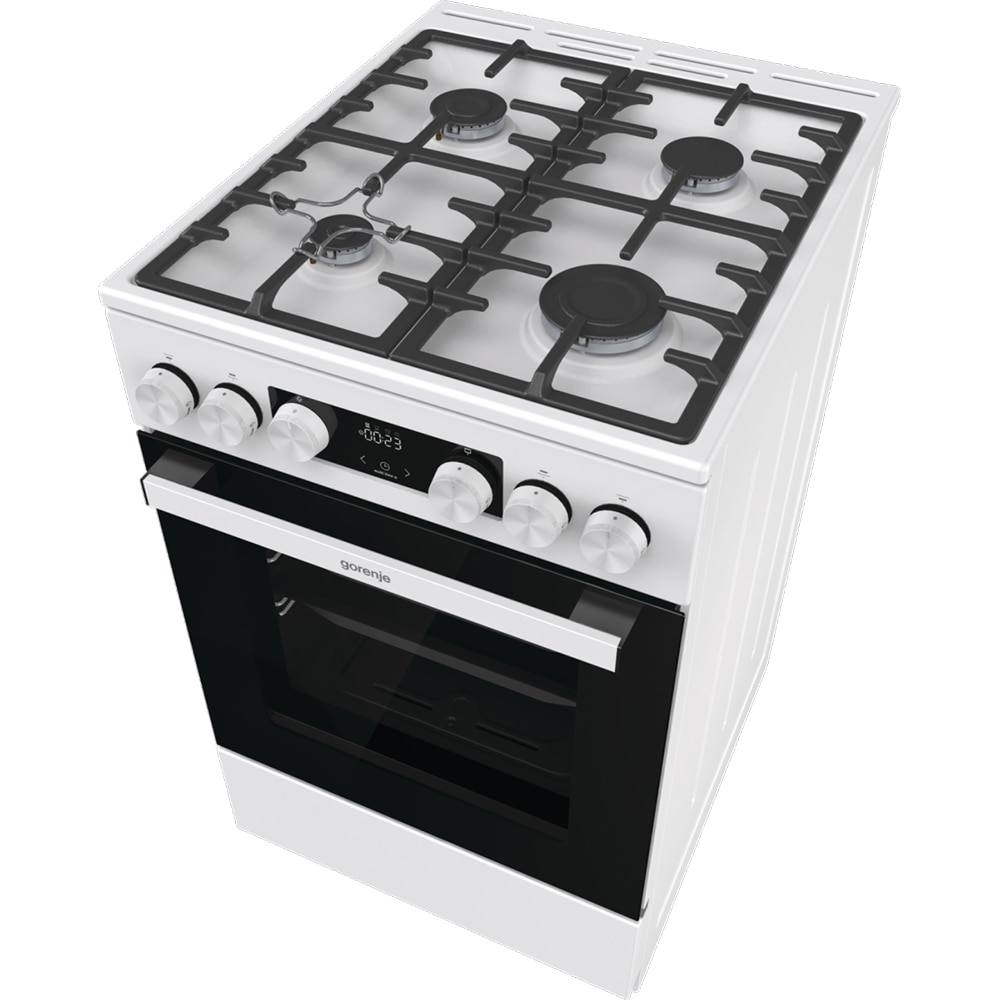 Aragaz GORENJE GGI5C21WF-B, 4 arzatoare, Gaz, L 50 cm, Grill, alb