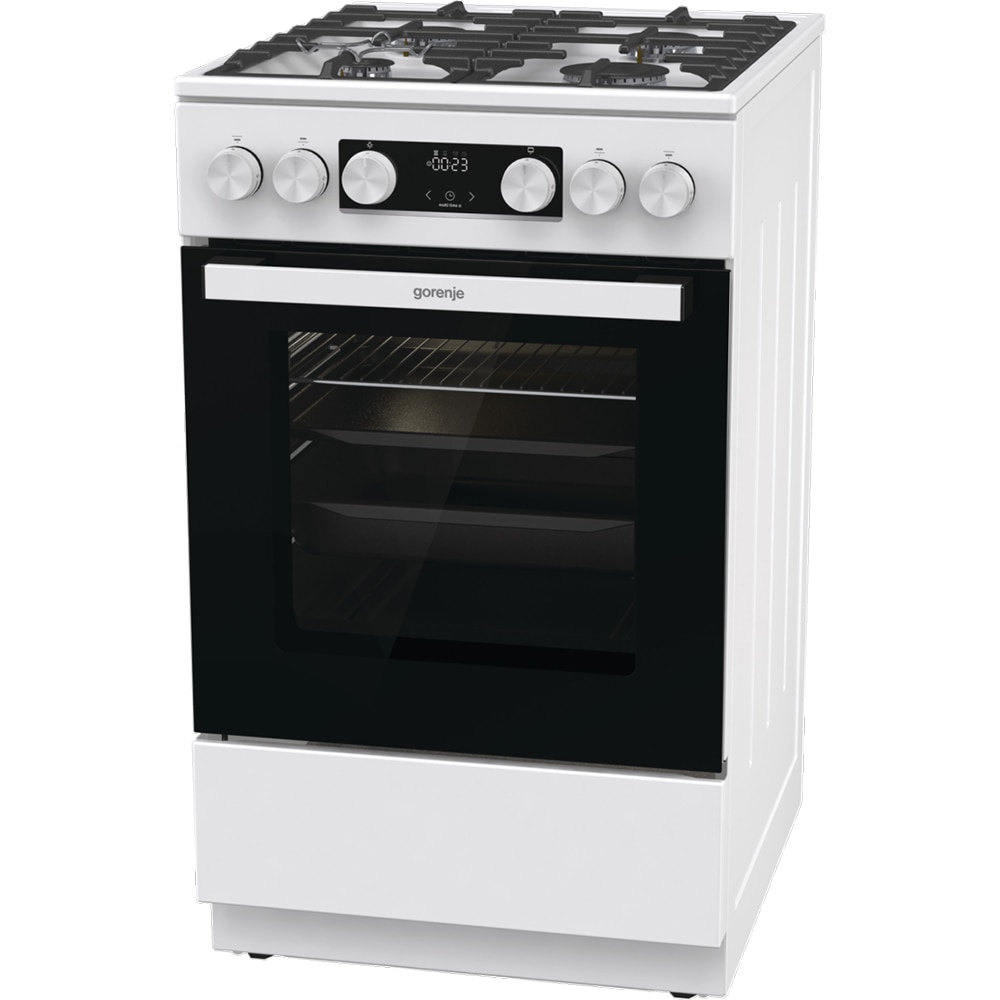 Aragaz GORENJE GGI5C21WF-B, 4 arzatoare, Gaz, L 50 cm, Grill, alb