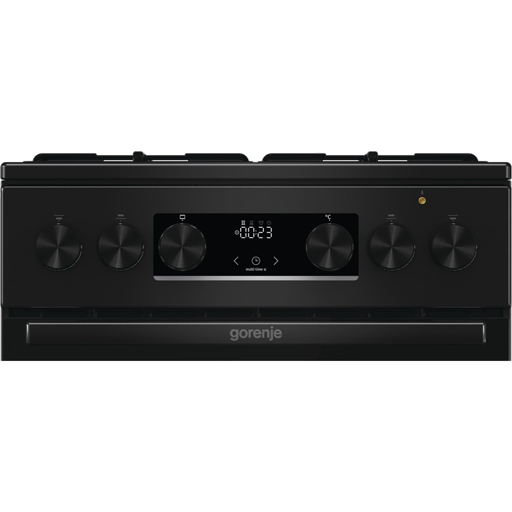 Aragaz GORENJE GKS5C70BJ, 4 arzatoare, Gaz + Electric, L 50 cm, negru
