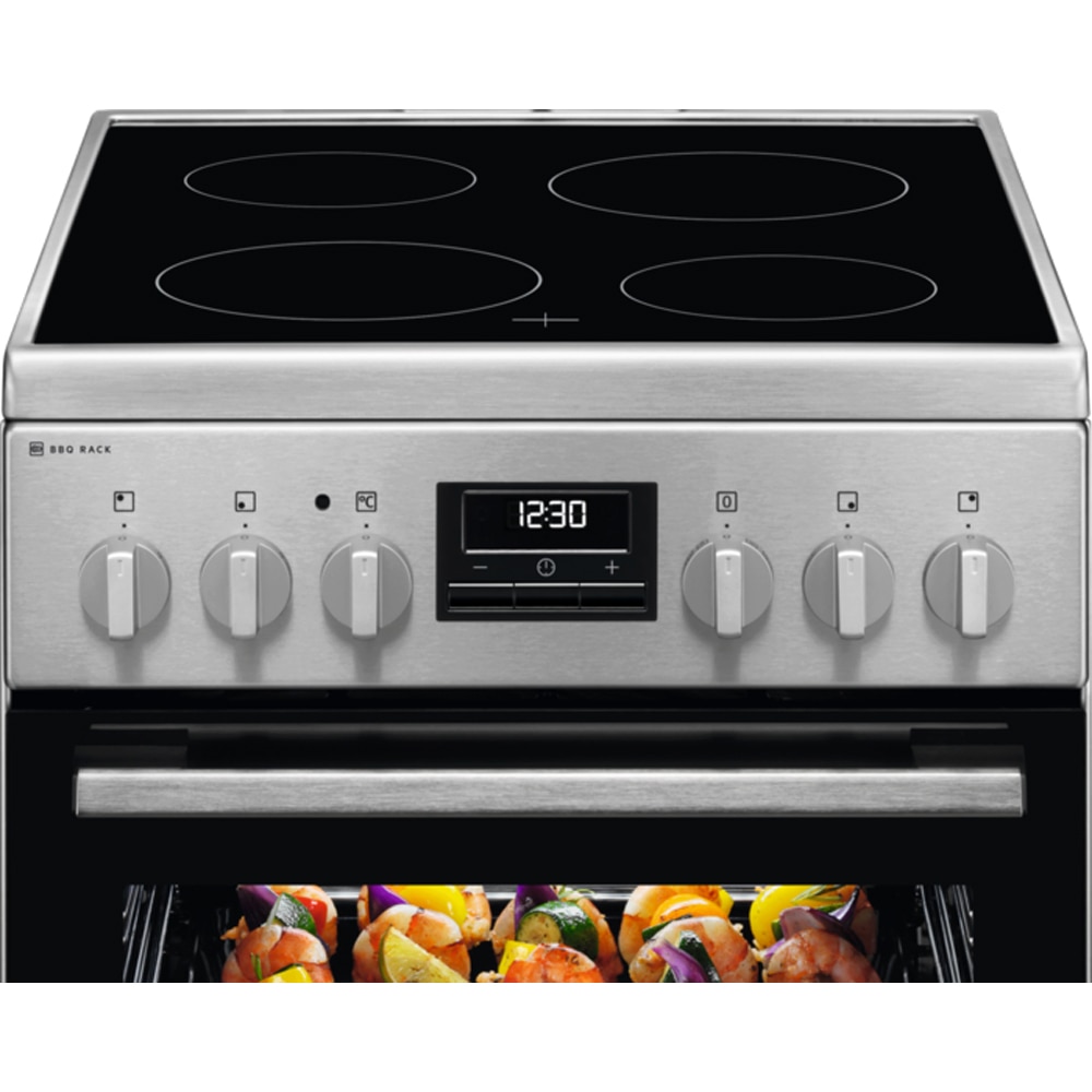 Aragaz ELECTROLUX LKR540267X, 4 arzatoare, Electric, L 50 cm, Grill, inox