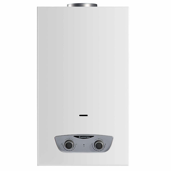 Instant apa calda pe gaz ARISTON FAST R X ONM 11 LPG, GPL, 11l/min, 2150W, aprindere electronica, senzor de siguranta, alb