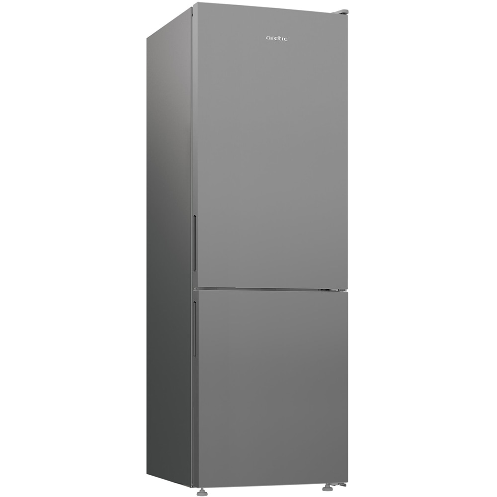 Combina frigorifica ARCTIC ARK60341E5NFS1, Full No Frost, 301 l, H 179.6 cm, Clasa D, argintiu