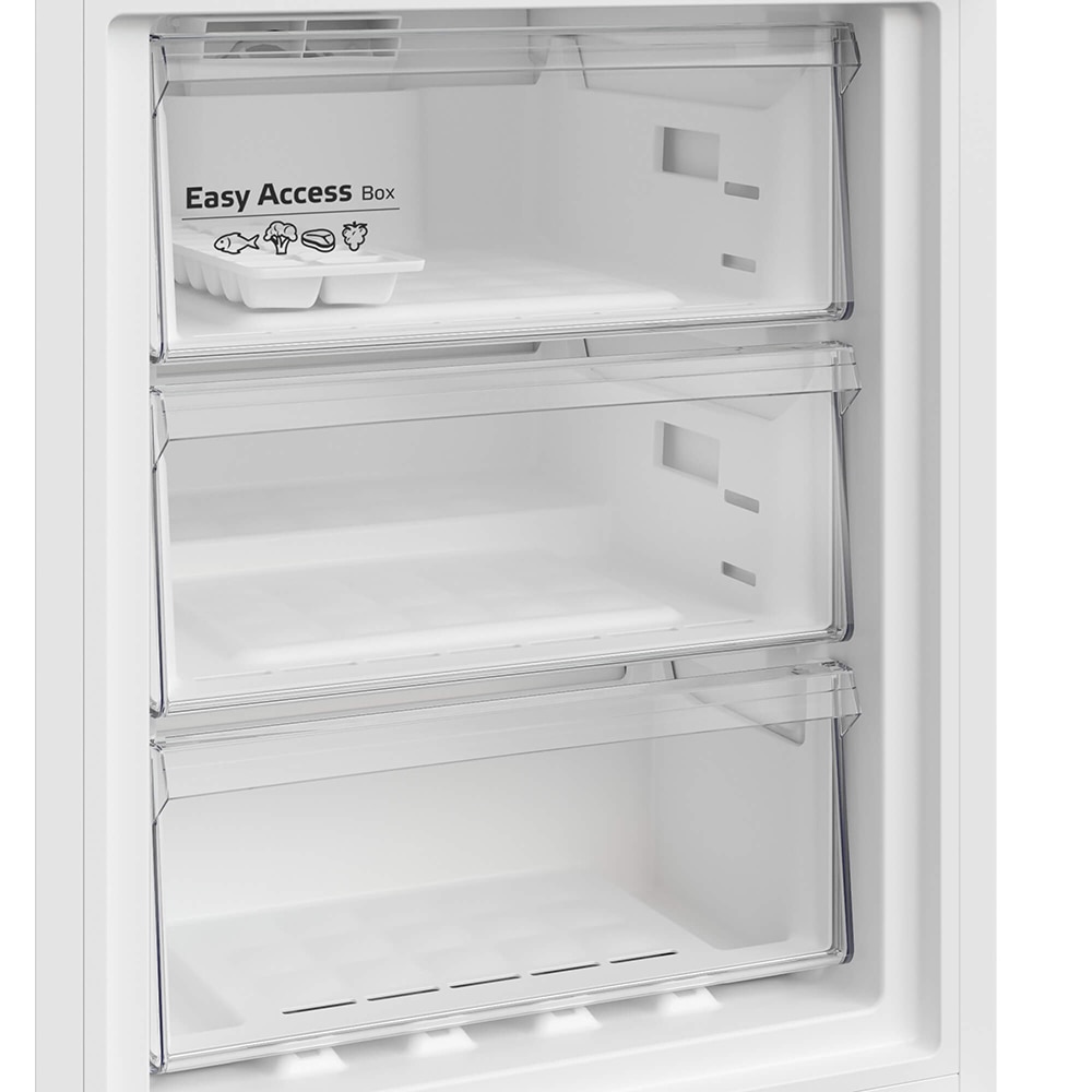 Combina frigorifica ARCTIC ARK60341E5NFS1, Full No Frost, 301 l, H 179.6 cm, Clasa D, argintiu