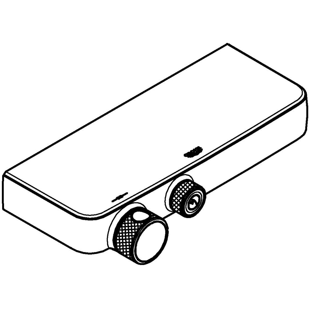 Baterie dus GROHE Grohtherm Smart Control 102169KF00, alama sanitara, negru