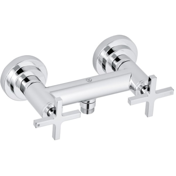 Baterie dus KLUDI Nova Fonte 207100520, alama sanitara, argintiu