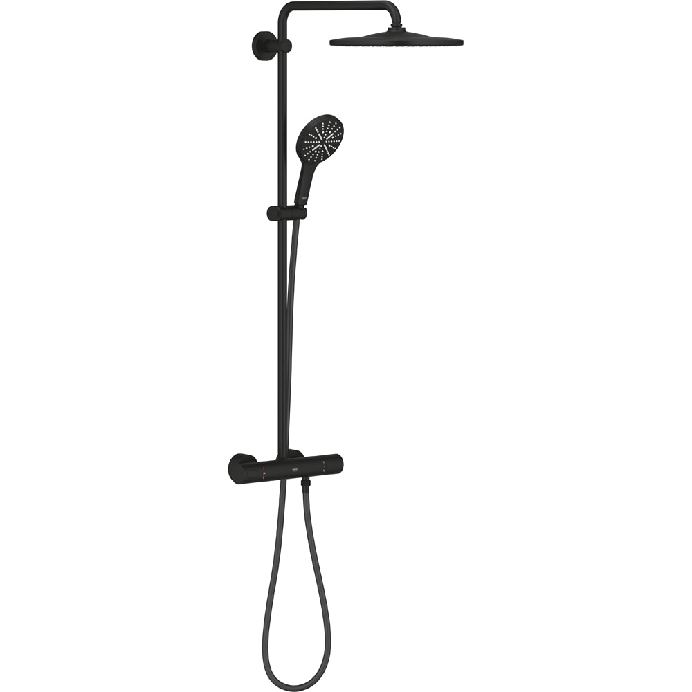 Sistem dus GROHE Rainshower SmartActive 310 22119KF0, termostat, 1 functie, negru