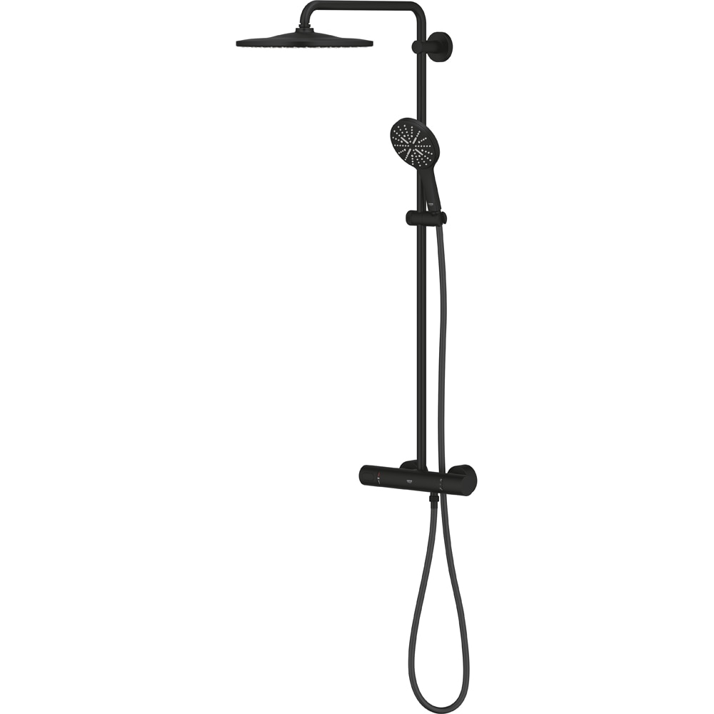 Sistem dus GROHE Rainshower SmartActive 310 22119KF0, termostat, 1 functie, negru