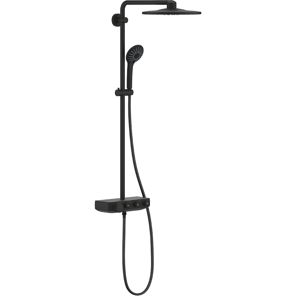 Sistem dus GROHE Euphoria Smartcontrol 310 22120KF0, termostat, 2 functii, negru